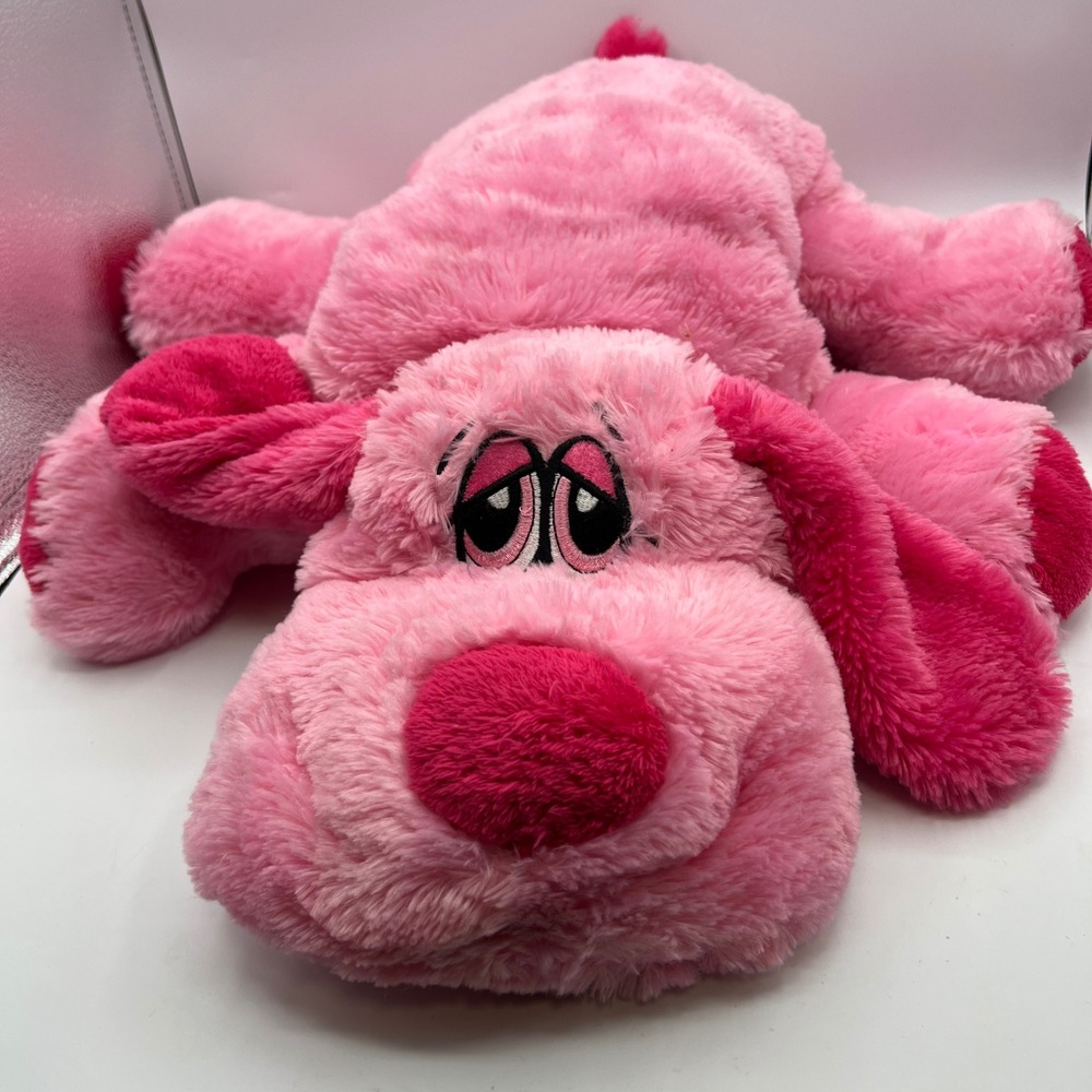Dan Dee Collector's Choice Pink Puppy Dog Plush Long Floppy Sleepy Eyes 22 Inch